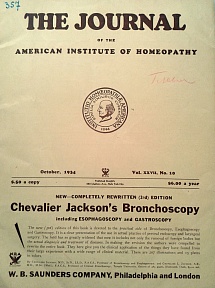 The Journal of the American Institute of Homeopathy, october 1934	