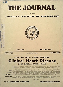The Journal of the American Institute of Homeopathy, july 1936