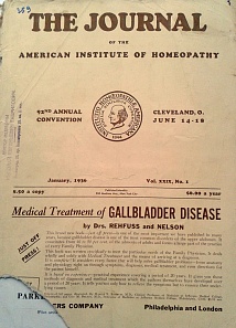 The Journal of the American Institute of Homeopathy, january 1936	