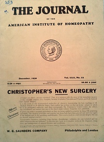 The Journal of the American Institute of Homeopathy, december 1936