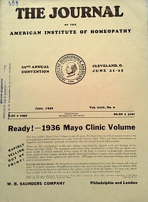 The Journal of the American Institute of Homeopathy, june 1936	